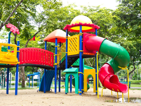 Colorful children playground