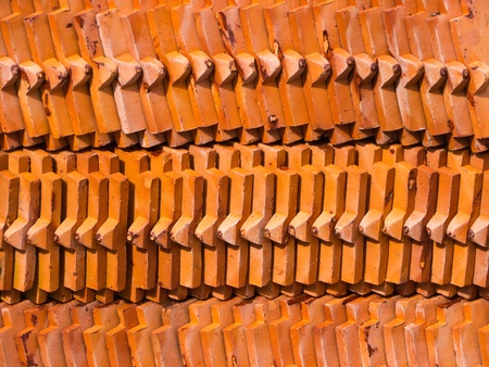 Temple roof patternの写真素材