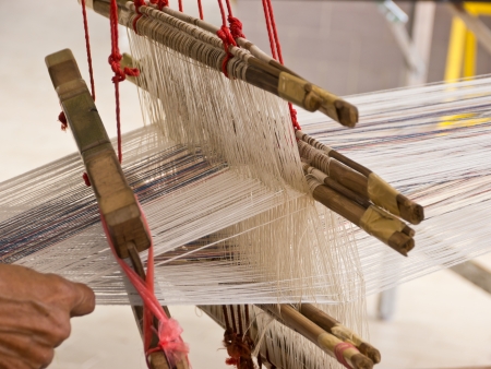 Weaving apparatusの写真素材