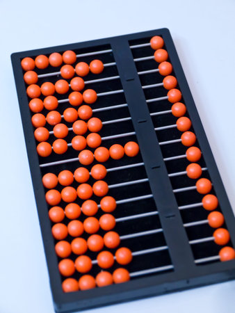 Abacus for blind people