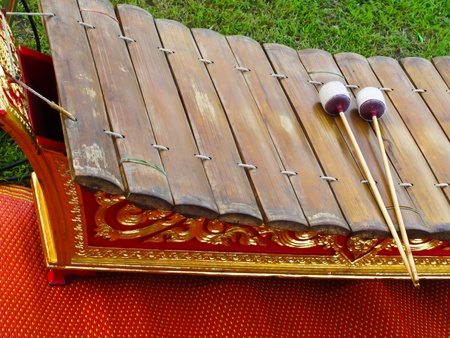 Xylophone, Thai musical instrumentの写真素材