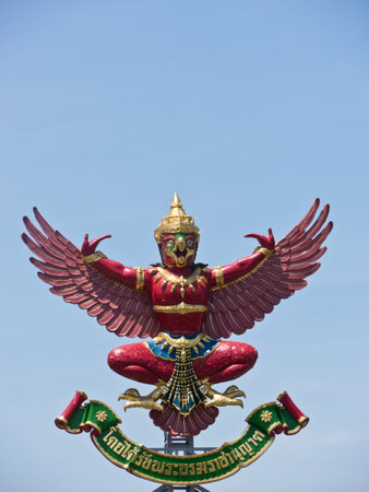 The garuda, state symbol of Thai Royalの写真素材