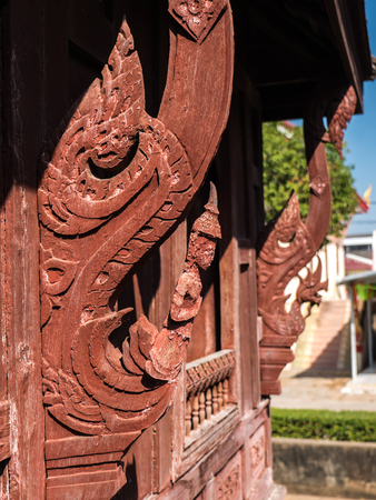 Wat Thung Sri Meuang, Ancient Buddhist temple in Thailandの写真素材