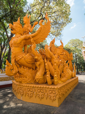 Buddhist candle festival in Ubonratchathani, Thailandの写真素材