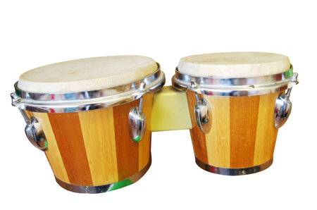 Bongo Drums isolated on a white background