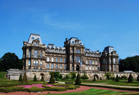 Seen here in July 2014 the Bowes Museum is a building completed in 1892 as a public art gallery and...