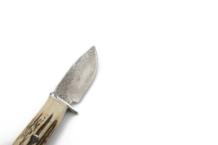 Knife on white backgroundの写真素材