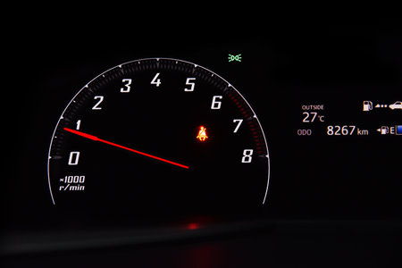 CAR Speed meter and miles engine