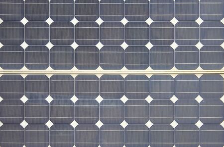 Close-up of a solar moduleの写真素材