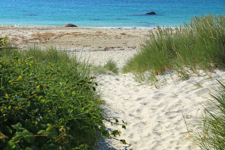 Beach at Brignogan-Plages, Brittany, France