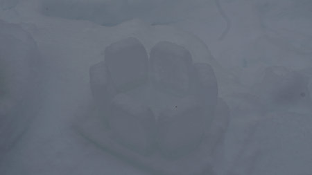 Food box Ice cubes for a nice decoration in Lapland