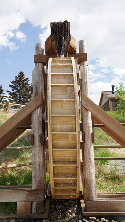 Views from the Calgary's Heritage Park, Alberta in the beautiful Canada