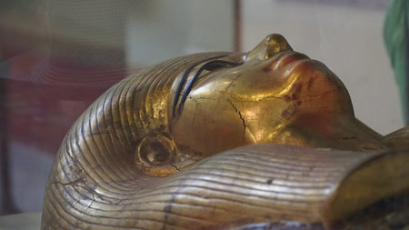 Arts and sculpture from Egyptian Museum, Interior. Cairo, Egypt