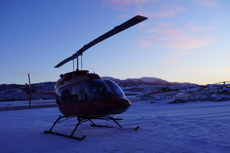 Yukon territories views in winter in the most beautiful part in Canada