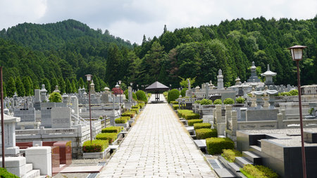 Koyasan town views in this beautiful part near by Osaka, Japan
