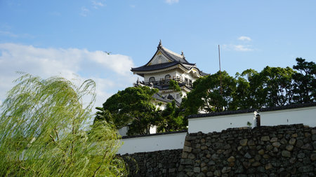 Osaka city side views in the beautiful region of Kansai in Japanの写真素材