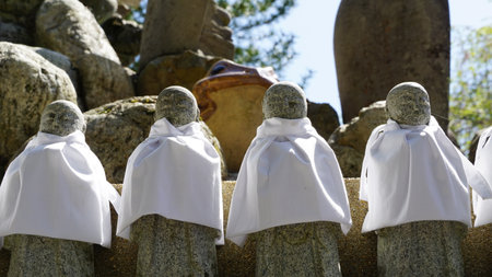 Kansai region side views on spring time when the cherry blossomの写真素材