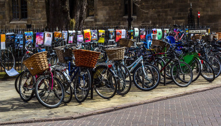 Cambridge bicycles photoの写真素材