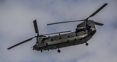 Chinook Helecopter at Eastborne Airshow 2014のeditorial素材