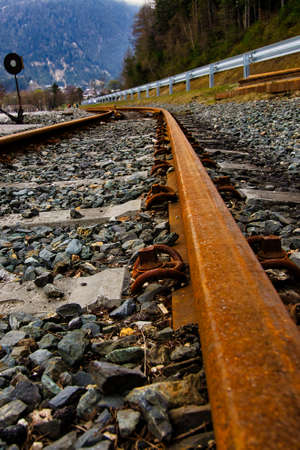 Rusty tracksの写真素材