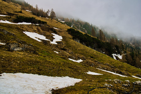 Mountain landscape around Achensee in Austria