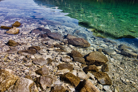 Clear waterの写真素材