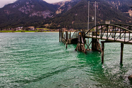 Achensee in Austria Lake in the mountainsの写真素材