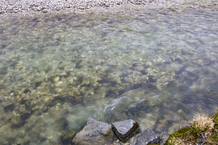 Small creek in the mountains in Austria