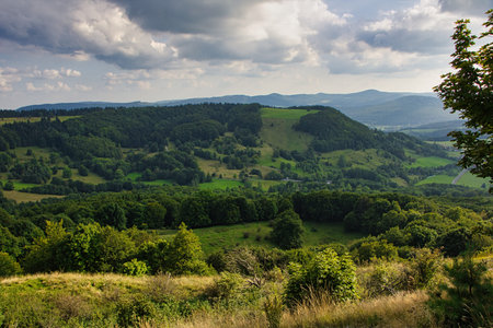 Views of the mountains and the forest