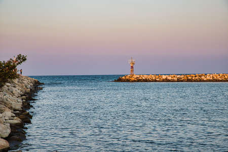 Sea view in summer, Greeceの写真素材