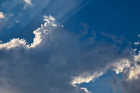 Beautiful clouds in the sky,Greece