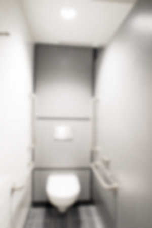 Blurred washroom cubicle backgroundの写真素材