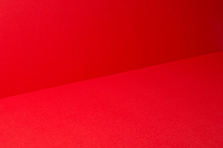 Orange felt wall and floor for backgrounds