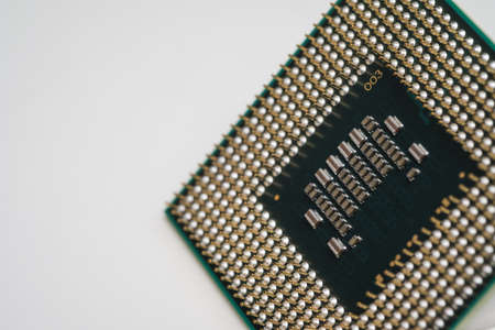 Circuit board of a processor for laptop computerの写真素材