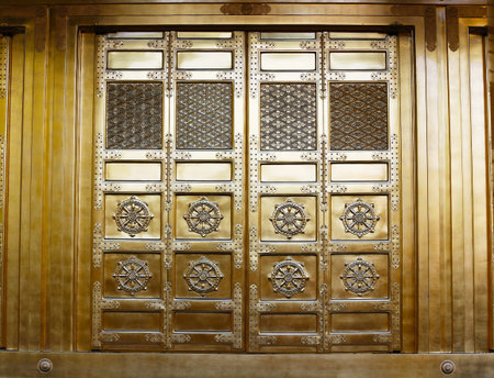 Golden Temple Door at Ueno Park, Tokyo.
