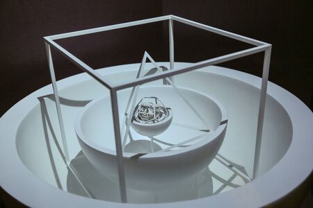Geometrical shapes enclosed one in anotherの写真素材
