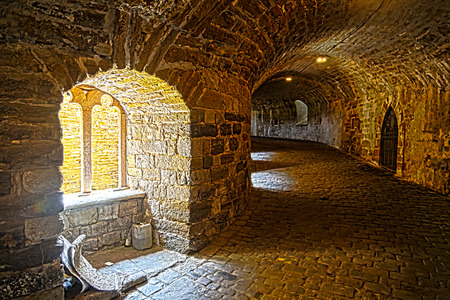 Medieval castle tower interior in HDR.のeditorial素材