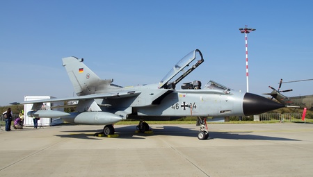 Airshow 100 Years Airport Hamburg 2011 German Airforce Tornadoのeditorial素材