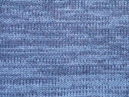 Blue cotton knitted fabric background
