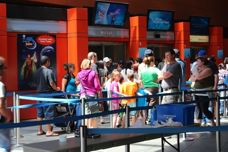 Ticket Sale at Georgia Aquarium, Atlanta, April 8th, 2012 at 12:20pmのeditorial素材