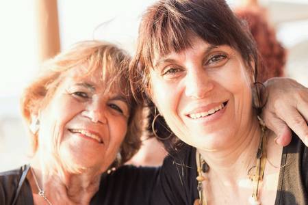 mother and daughterの素材