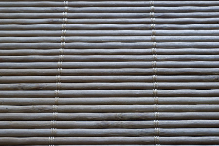 Detail of the texture of a bamboo placemat