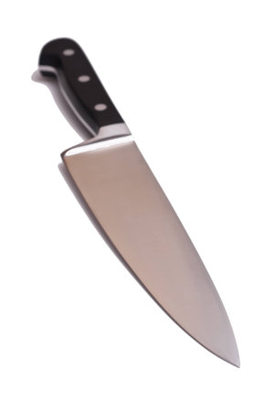 Cooking knife with a blade of steel