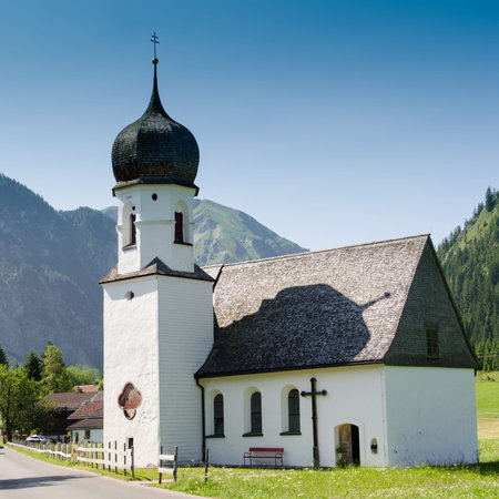 Mariahilf chapel in Tannheim Tirol Austria