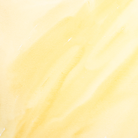 Yellow watercolor painting with blurred colorの写真素材