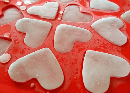 this is a ice heartの写真素材