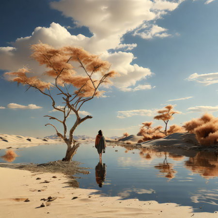 beautiful view of nature sceneの素材