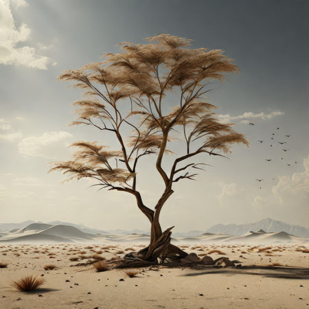 3d rendering of a fantasy landscapeの素材