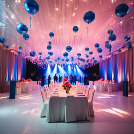 festive wedding party. decoration for the holidayの素材