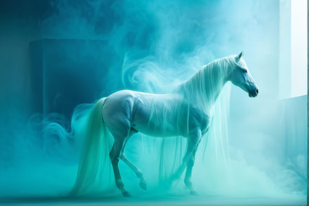 Silent Whispers in the Wind A Descriptive Narrative of Smoke and Its Surrounding Landscapeの素材